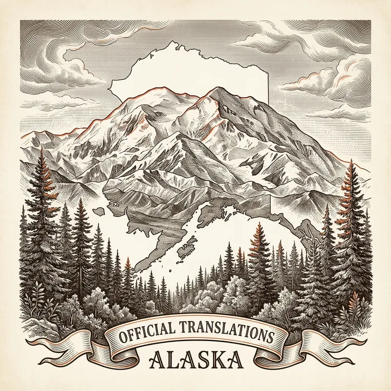 Flag of Alaska — certified translation services across Alaska